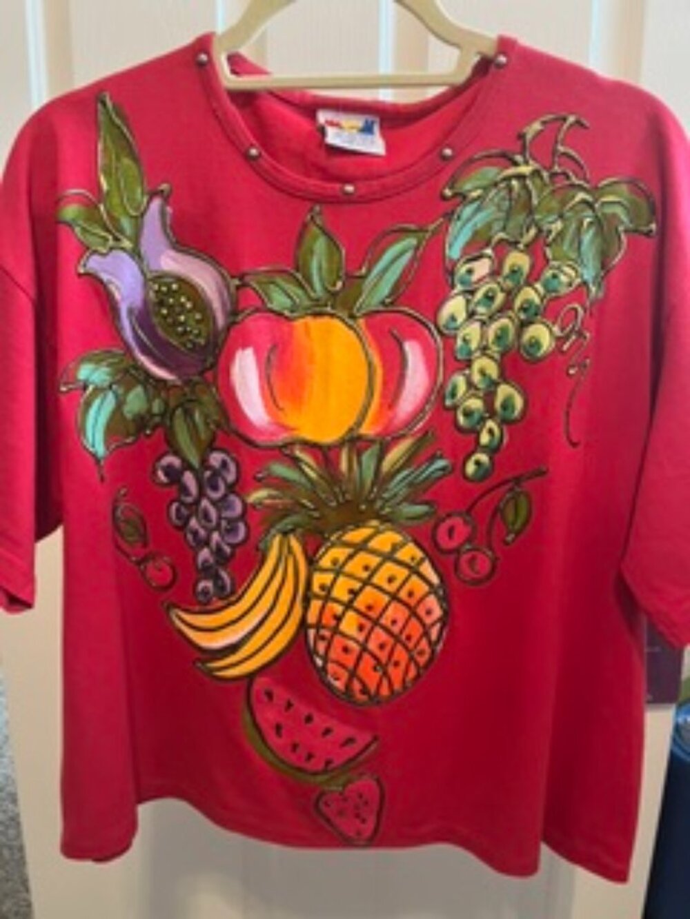 Remember puff paint clothing? Vintage Kitsch! and Made is the USA!!
